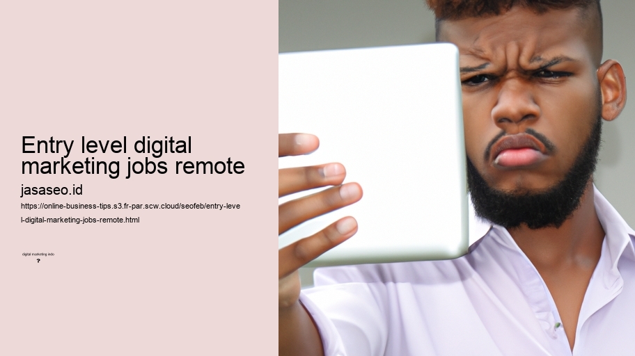 entry level digital marketing jobs remote